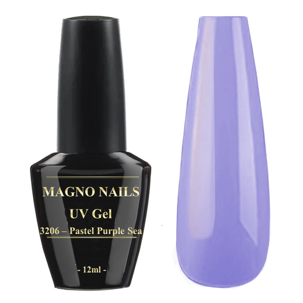 UV Gel - Lila Flieder Shellac Gellack - Gel Lack - Pastel Purple Sea